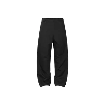 ORANGE DRAGON 2025 Summer Knitted Sweatpants Unisex Black White