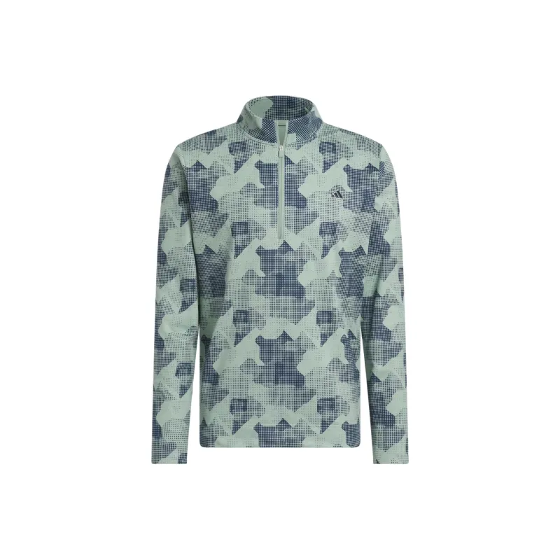 Adidas Free Shipping With AdiClub Go To Printed Quarter Zip Pullover-0