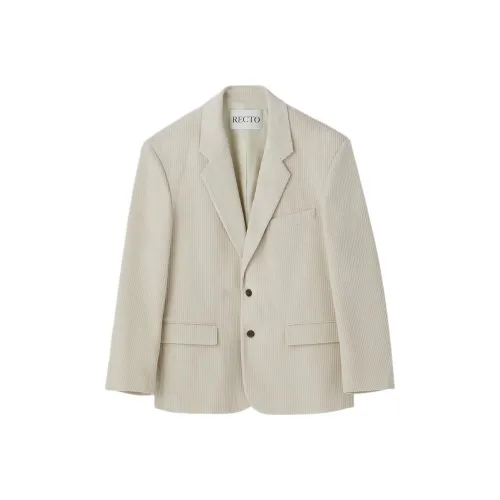 RECTO FW24 CORDUROY OVERSIZED SINGLE BREASTED JACKET Jackets Coats Men's LIGHT SEPIA/Light Umber