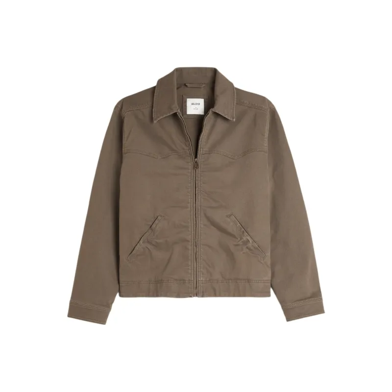 Hollister Jackets Coats Men's Brown-0