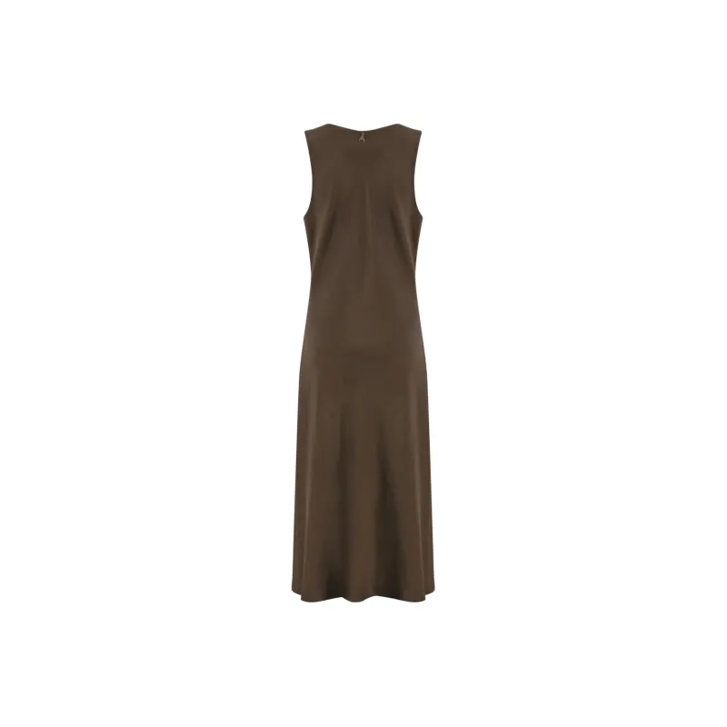 Patrizia Pepe Satin Midi Dress-1
