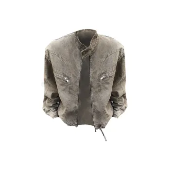 LA'T.WEEKEND Denim Jacket Unisex Gray