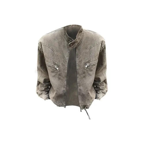 LA'T.WEEKEND Denim Jacket Unisex Gray