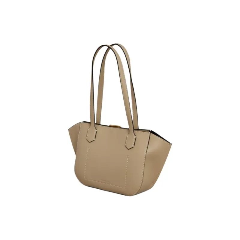 KARL LAGERFELD Calfskin Shoulder Bag Women's Beige-1