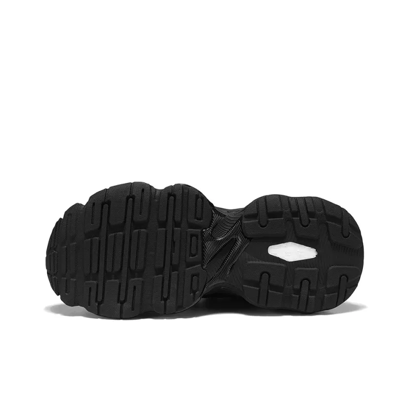 G.N.SHIJIA Breathable Lightweight Height Increasing Low Top Chunky Sneakers Men's Black-5