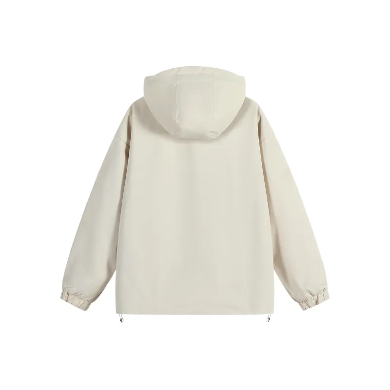 361° Trench Coat Unisex Wool White-1