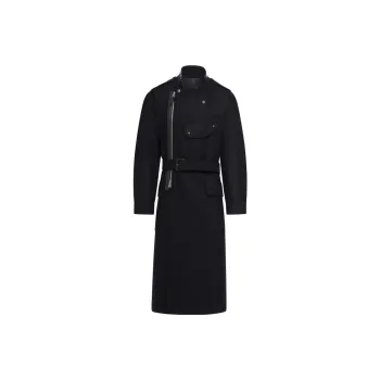 TOM FORD Belted-waist Off-centre Coat