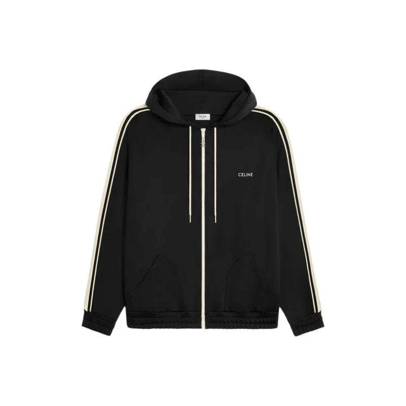 CELINE Tracksuit Jacket In Double Face Jersey-0