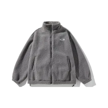 ZMOH Loose Fit Thickened And Fleece Lined Jacket Unisex