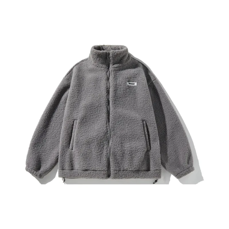 ZMOH Loose Fit Thickened And Fleece-Lined Jacket Unisex-0