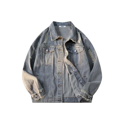 JINBEILE Denim Jackets Unisex