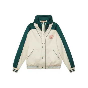 GUCCI Jackets Coats Men's White Green