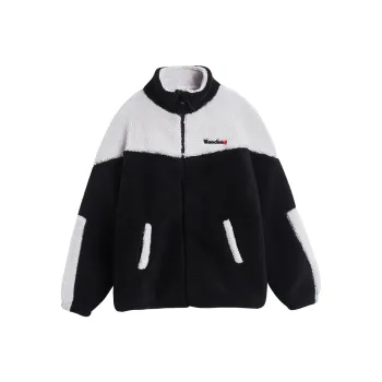 WANCHAO CP Velvet-feel Coat Korean Style Unisex