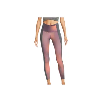 Nike Dri FitSwoosh Yoga Pants Women's Gray