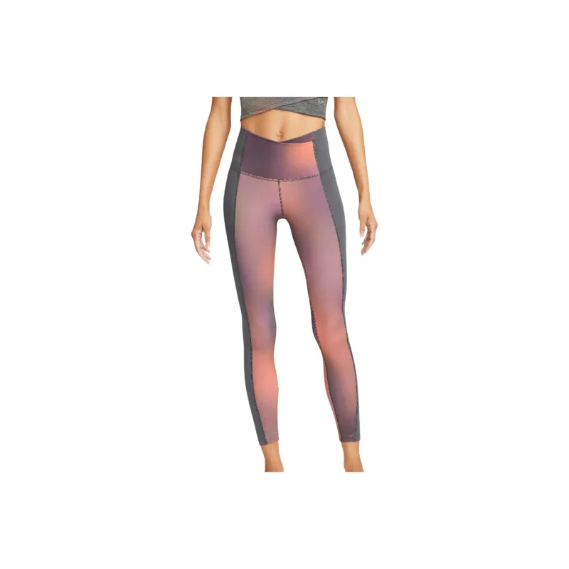 Nike Dri FitSwoosh Yoga Pants Women's Gray-0