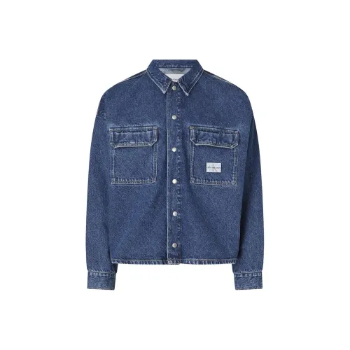 CALVIN KLEIN Denim Jacket Men's Blue