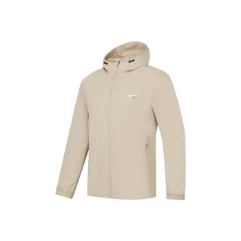 QIAODAN Mountain God Series Windbreaker Jackets Men Nut