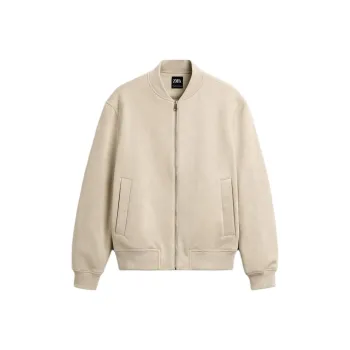 ZARA Jackets & Coats Men's Beige