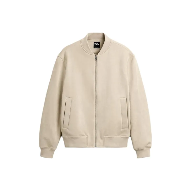 ZARA Jackets & Coats Men's Beige-0