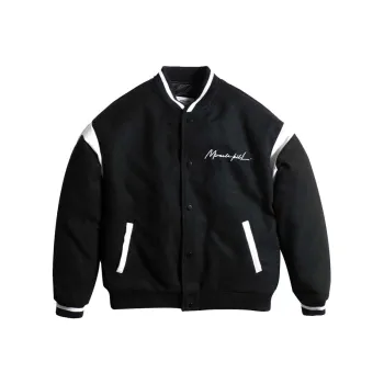 MIRACLE KILL Baseball Jacket Unisex Black