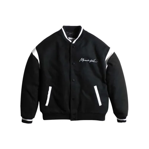 MIRACLE KILL Baseball Jacket Unisex Black
