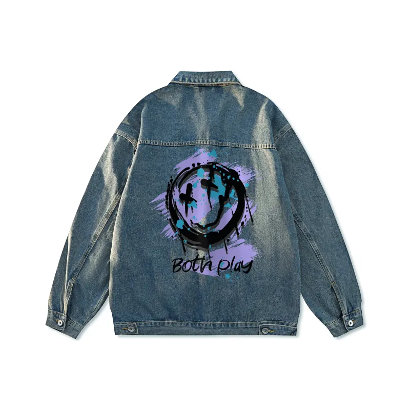 BOTH PLAY Denim Jackets Unisex-9