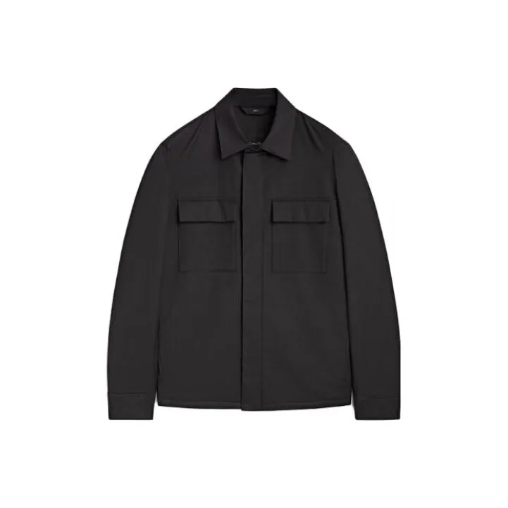 Massimo Dutti Jackets Men Navy Blue-0