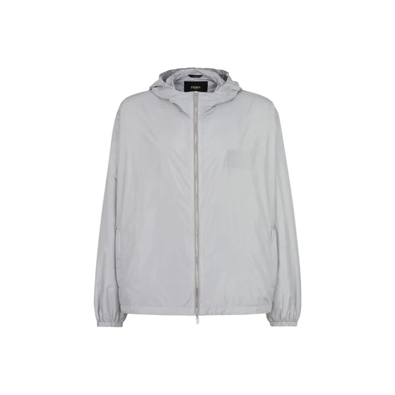 FENDI SS24 Jackets Coats Men's Gray-0