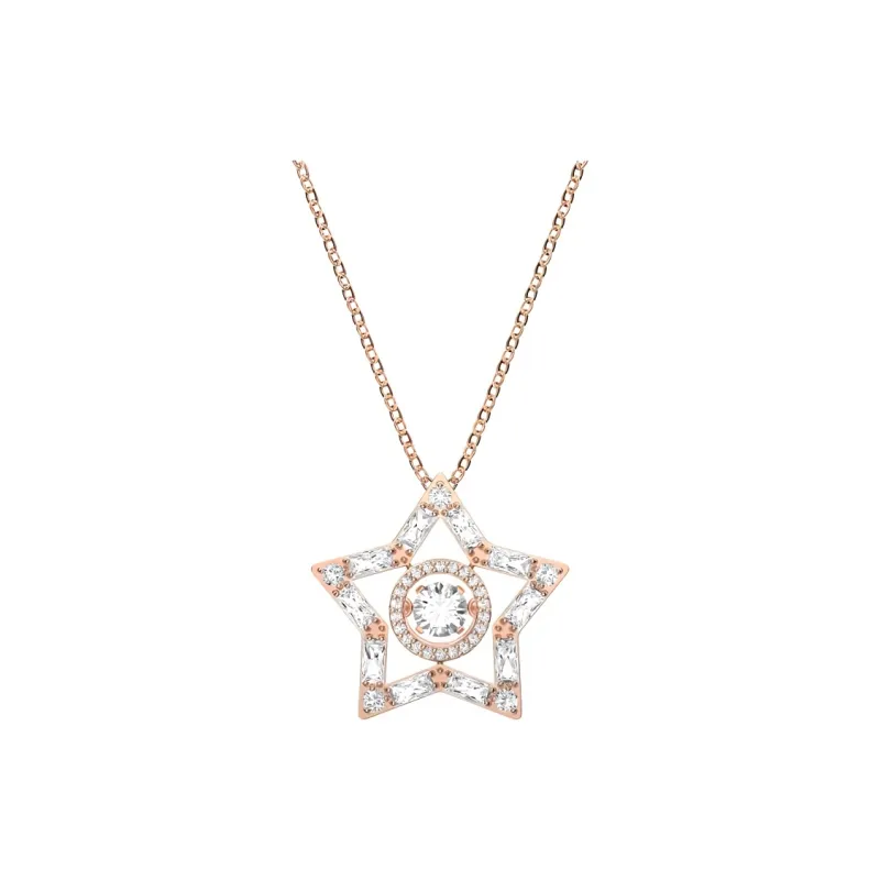 Swarovski Stella Gold plated Pendant Necklace-0