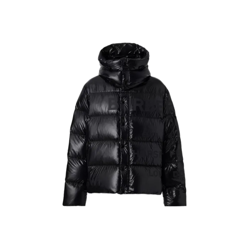 Burberry Detachable Hood Horseferry Print Puffer Jacket-0