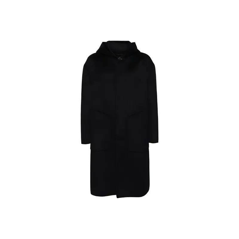GIORGIO ARMANI Double-Faced Brushed Coat-0