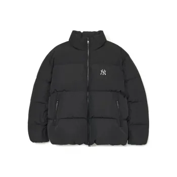MLB FW23 Down Jacket Cropped Unisex Black