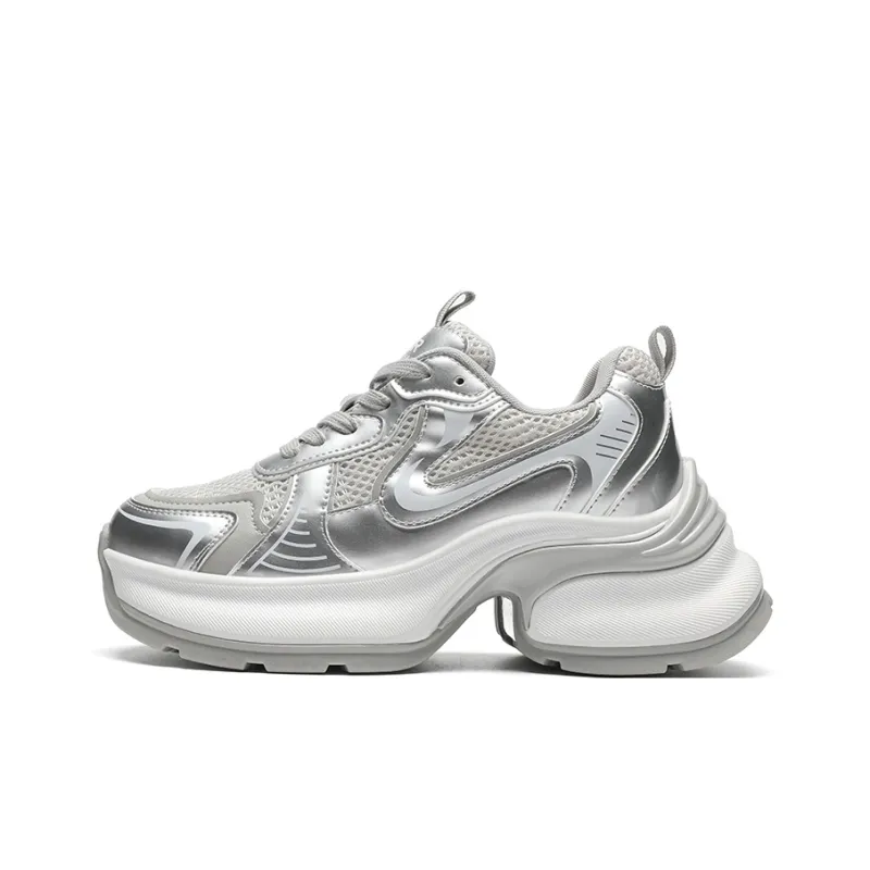 ZHR Swirl Collection Abrasion Resistant Low Top Chunky Sneakers Women's-0