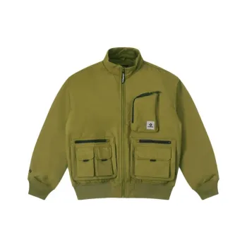 Converse Down Jackets Men Olive Green