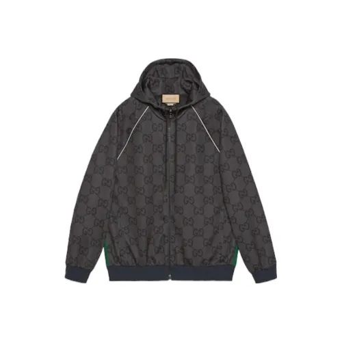 GUCCI Jumbo Gg Zip Jacket With Web