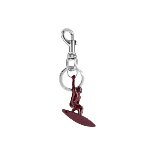 GUCCI Metal Keychains Unisex Red