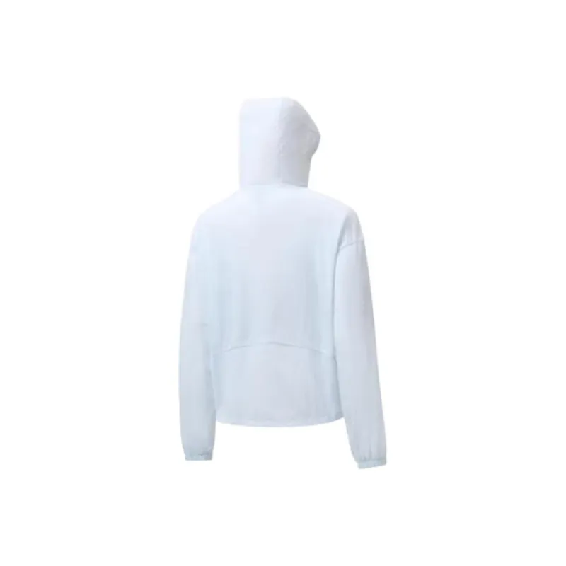 XTEP Trench Coat Women's Light Pale Blue-1