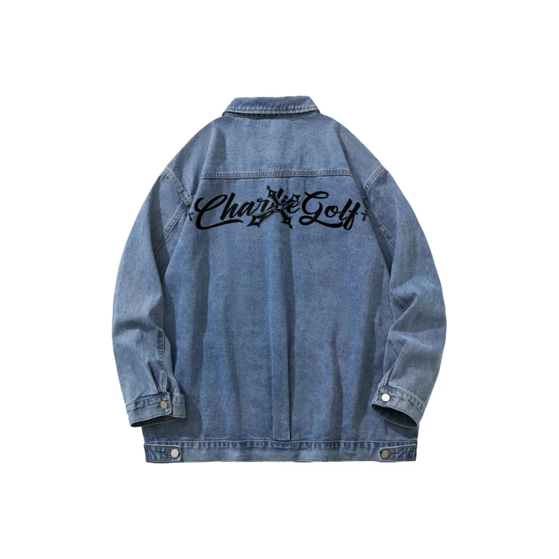CHARLIE GOLF Denim Jacket Unisex-4