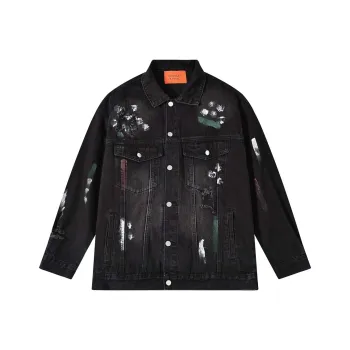 GEOFFREY B. SMALL Denim Jacket Unisex Black