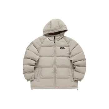 FILA FUSION QR Down Jackets Unisex Light Khaki