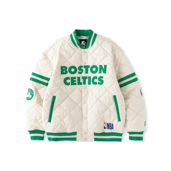 STARTER x NBA Puffer Jacket Unisex White Green