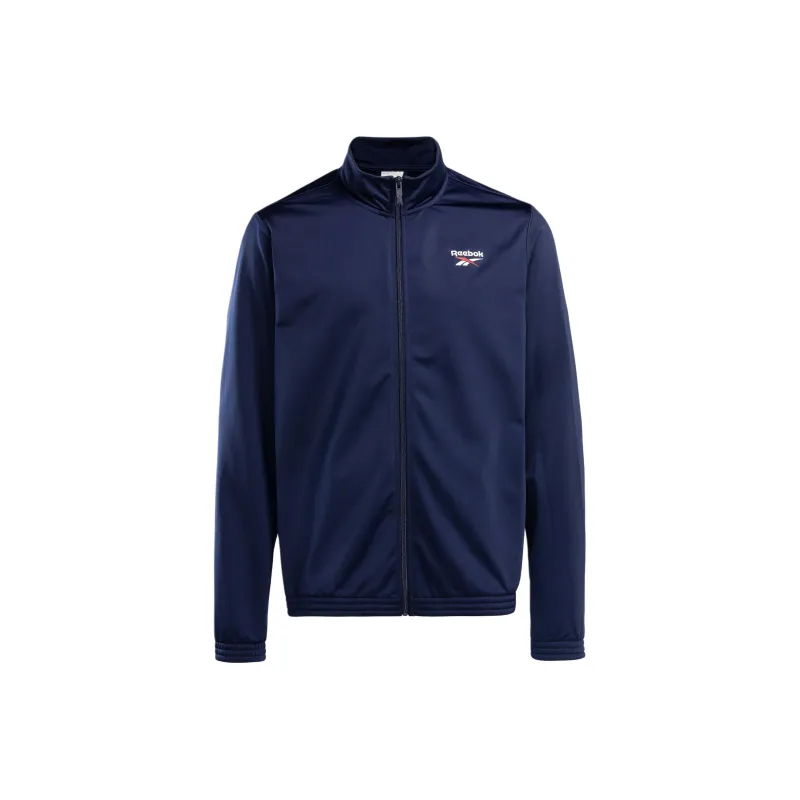 Reebok Identity Small Logo Track Jacket Jackets Coats Unisex Vector Marine Blue-0