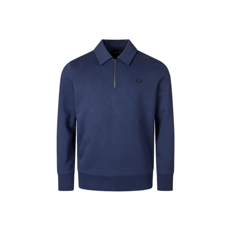FRED PERRY Zip Neck Collar Sweatshirt-0