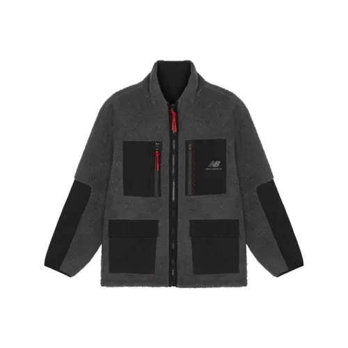 New Balance Velvet Jackets Men Black