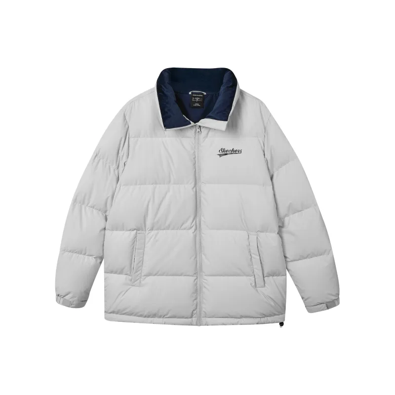 Skechers Down Jacket Unisex Moon Rock Gray-0