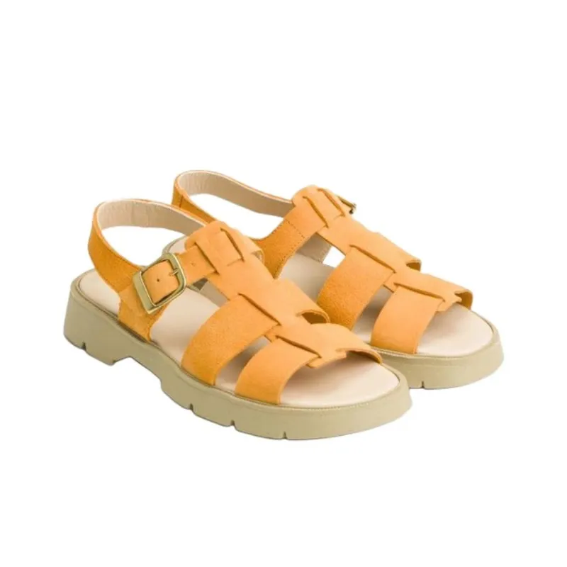 KLEMAN CLEON MANUFACTURE BALLAST V Roman Sandals 3cm Men's Peach-2