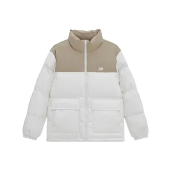 New Balance Down Jacket Unisex Khaki/White
