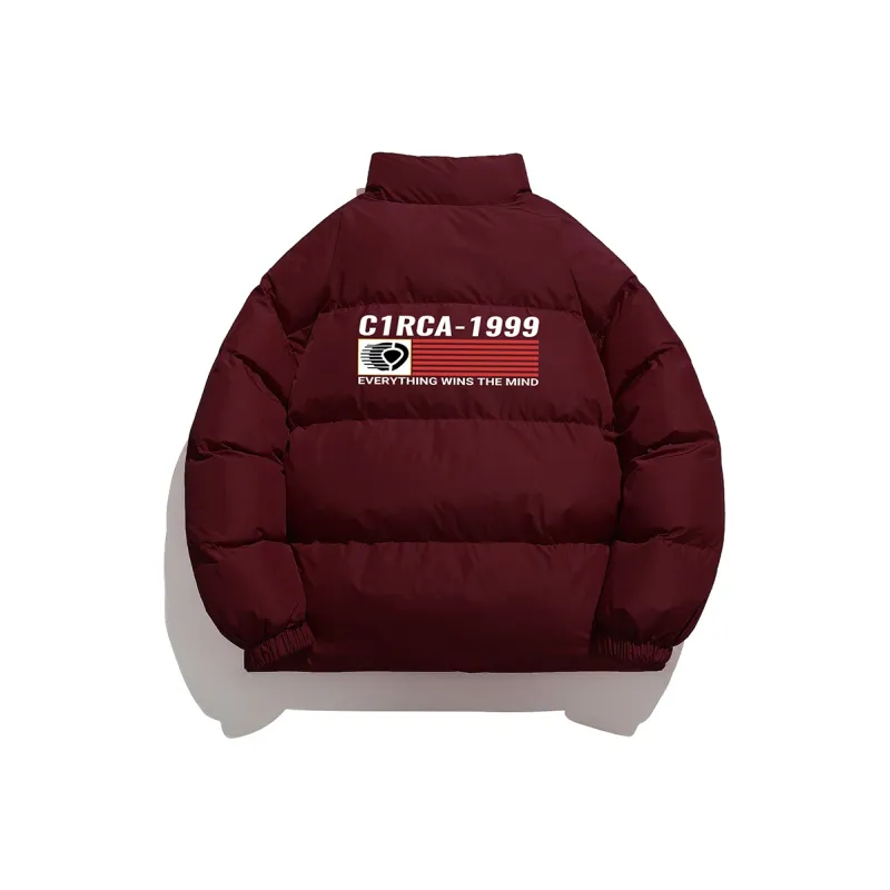 C1RCA Puffer Jacket Coat Unisex Beige/Black/Gray-9