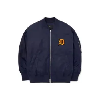 MLB Detroit Tigers Jackets Unisex Navy Blue