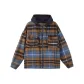 Coffee Blue Plaid